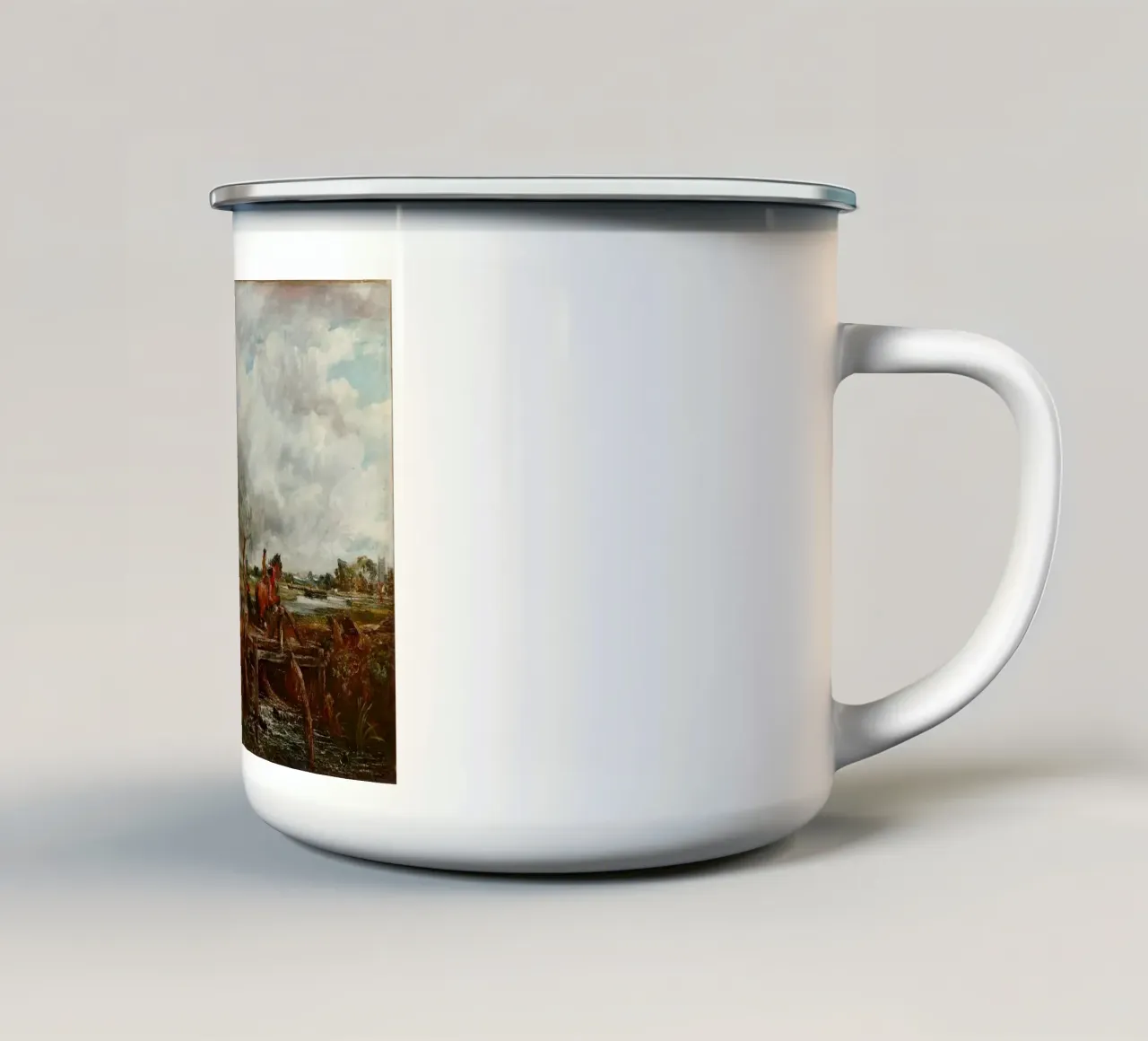 John Constable Arte tazza in smalto da Brooke