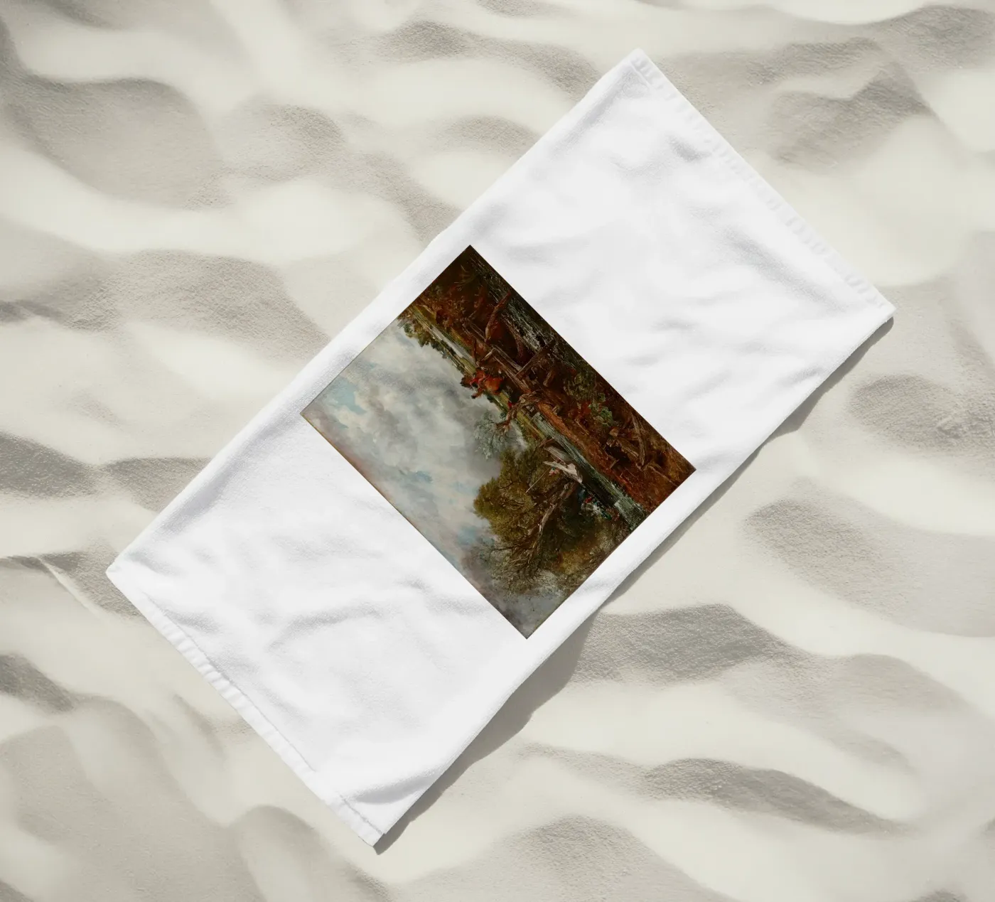 John Constable Art beach towel by Brooke