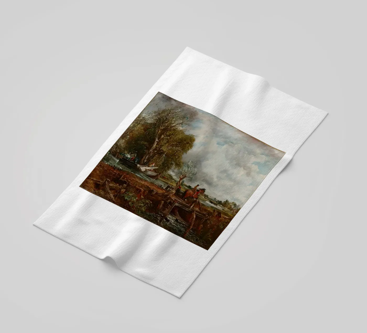 John Constable Art beach towel by Brooke