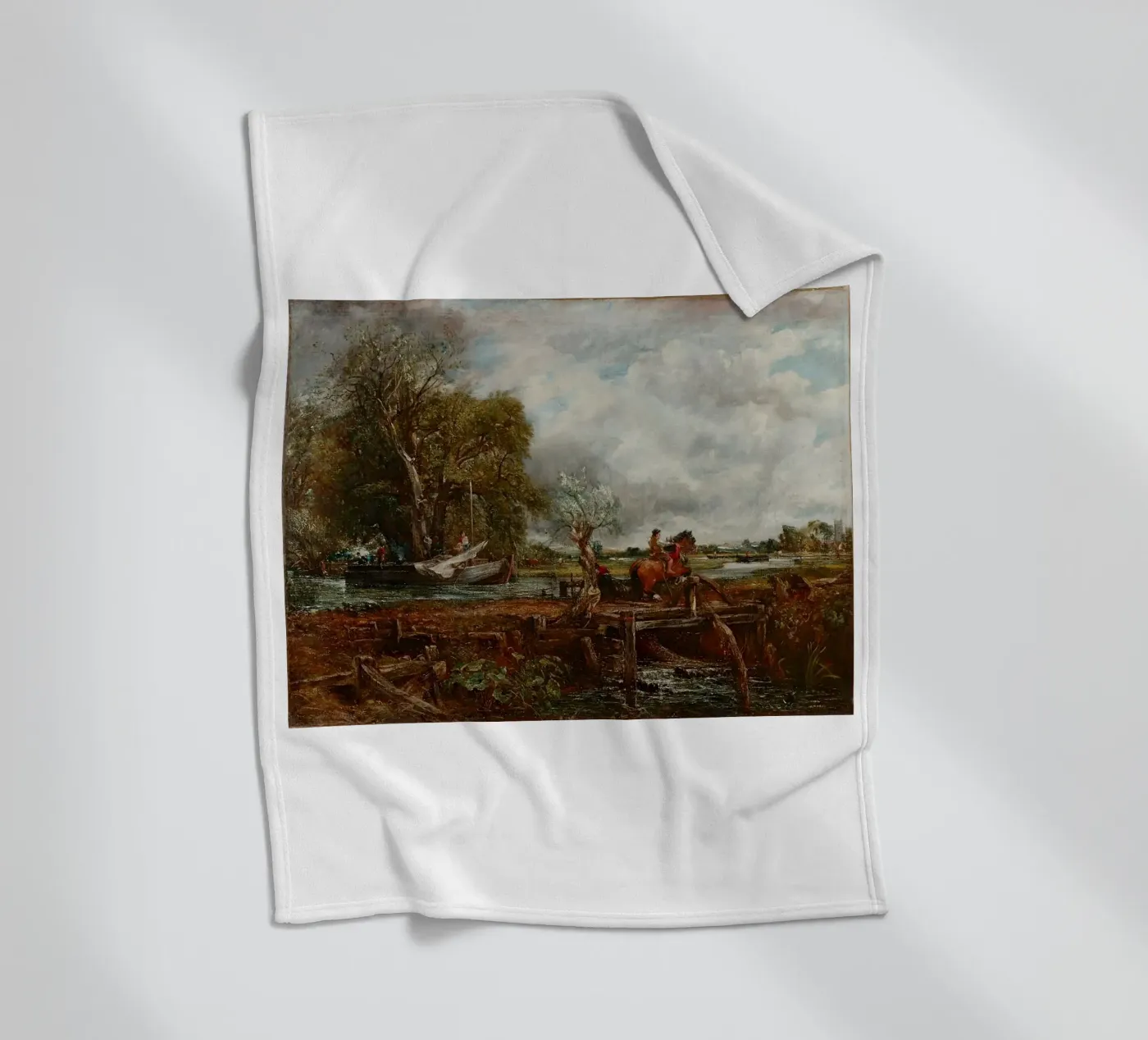 John Constable Kunst fleecedeken van Brooke