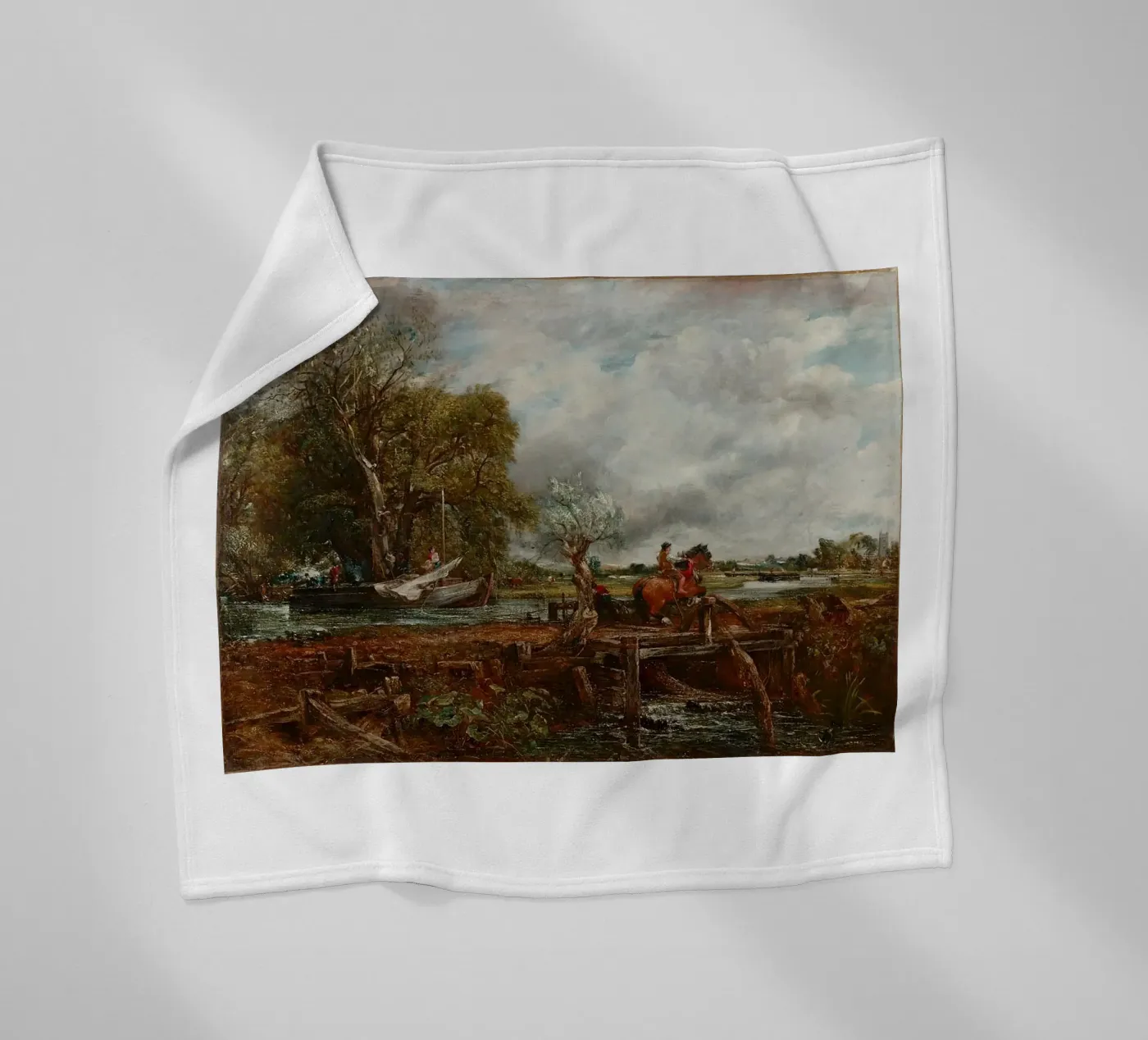 John Constable Kunst fleecedeken van Brooke