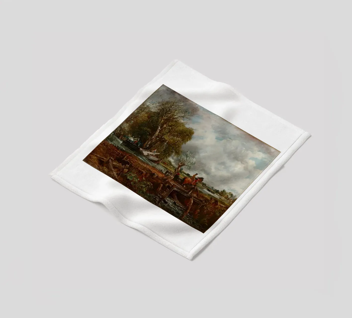John Constable Kunst fleecedeken van Brooke