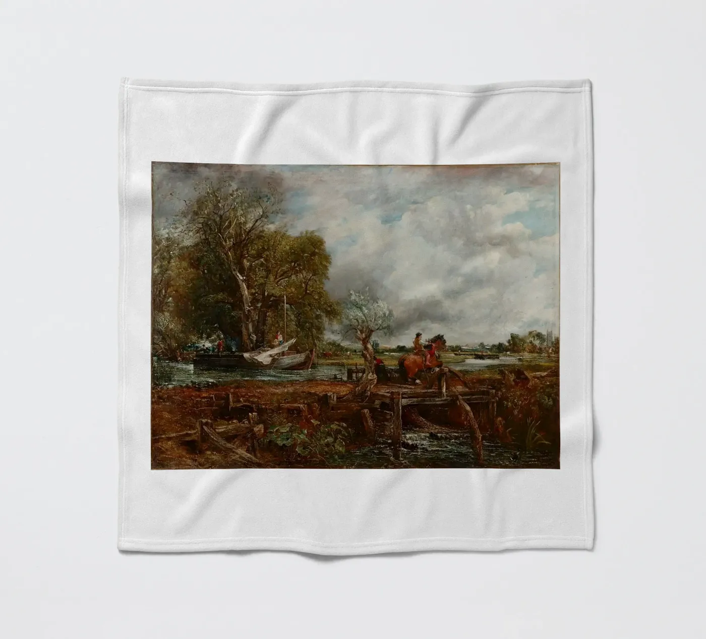 John Constable Kunst fleecedeken van Brooke