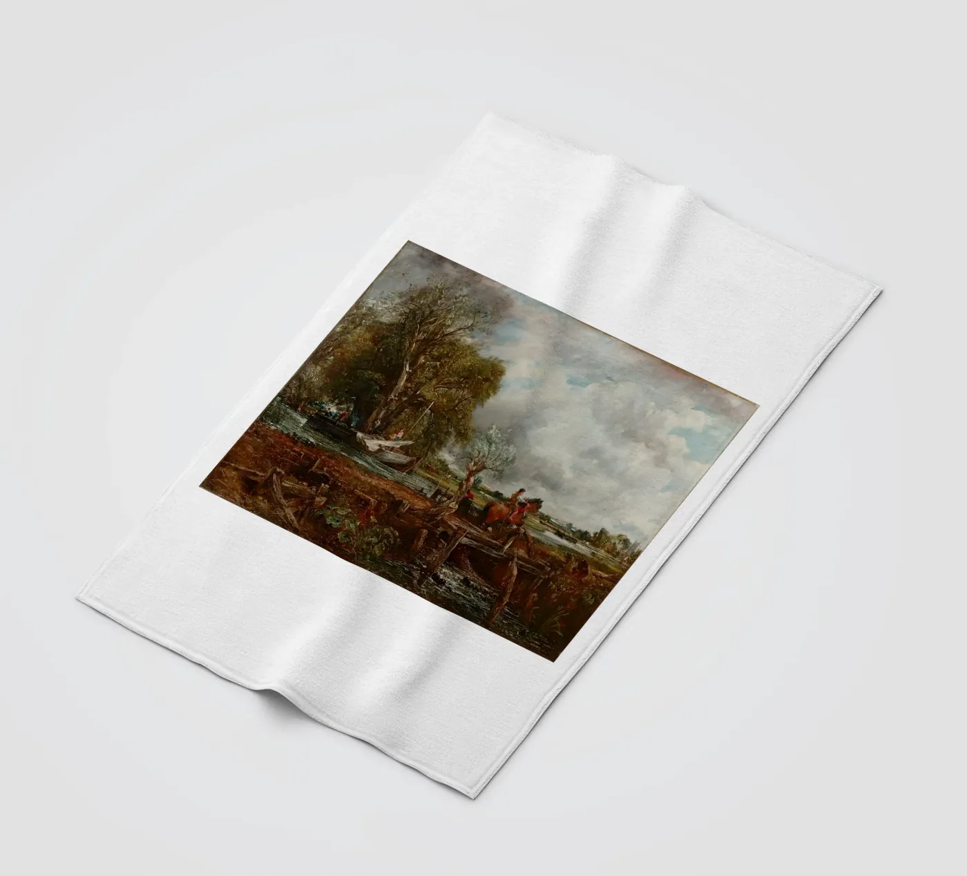 John Constable Kunst fleecedeken van Brooke