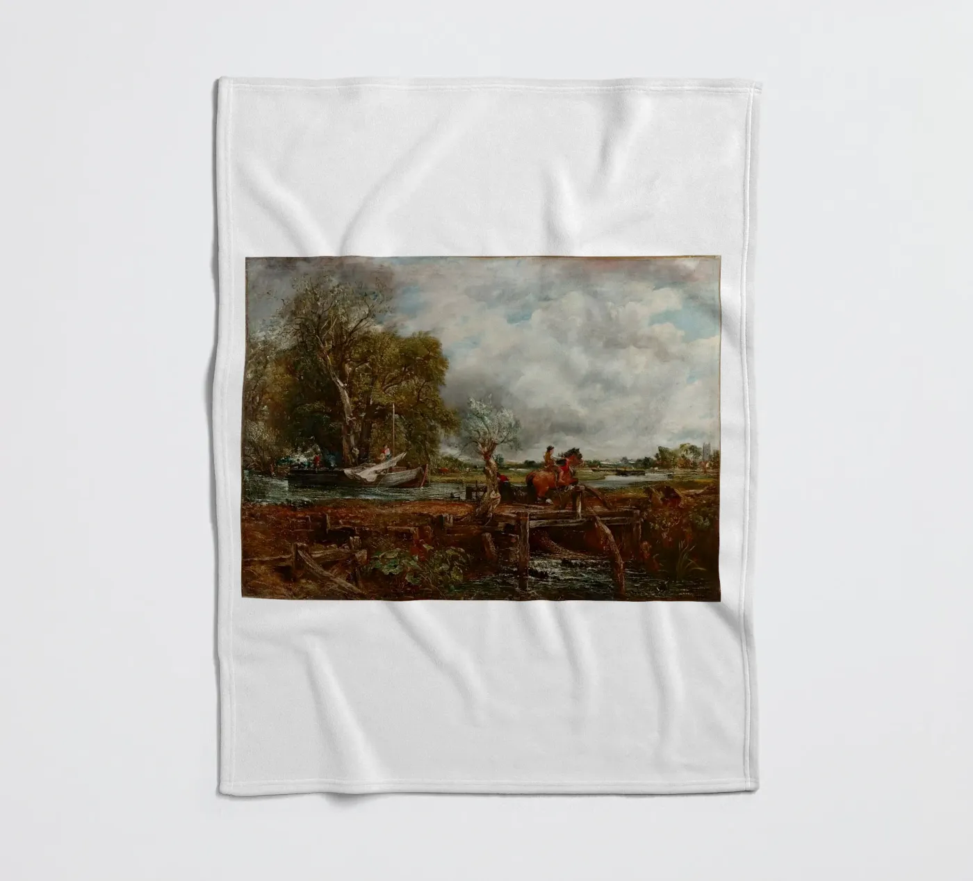 John Constable Kunst fleecedeken van Brooke