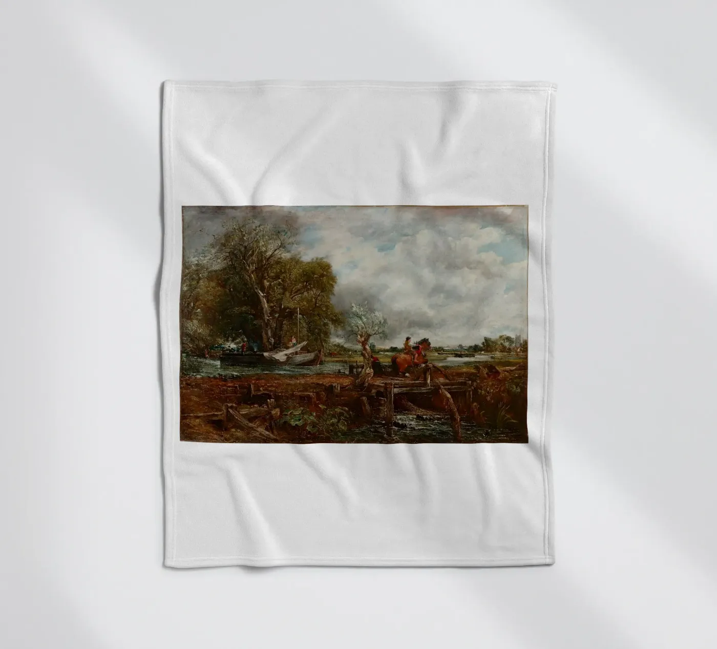 John Constable Kunst fleecedeken van Brooke