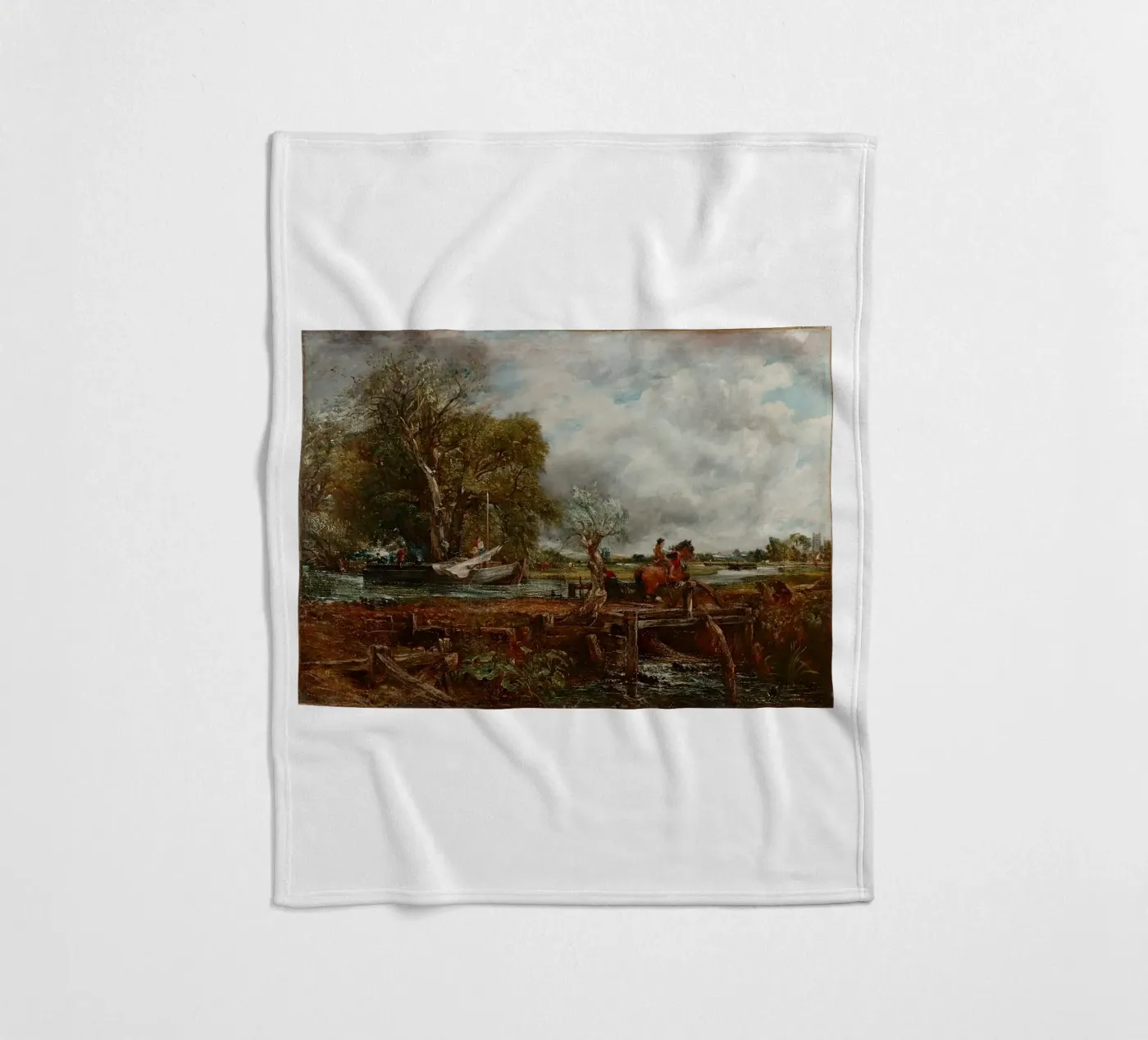 John Constable Kunst fleecedeken van Brooke