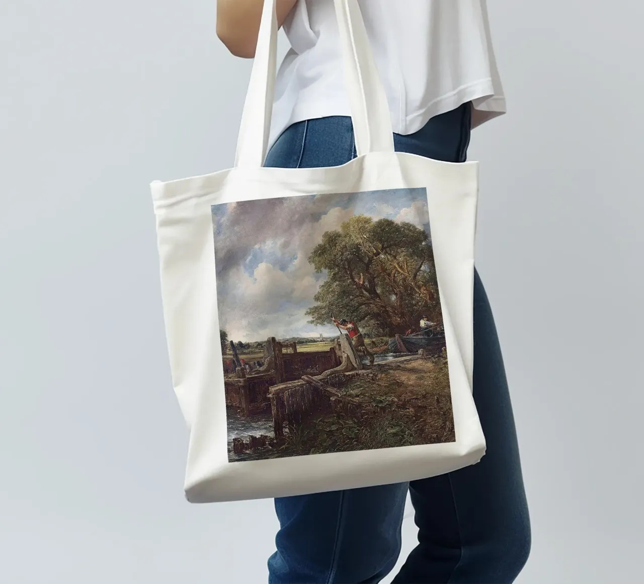 John Constable Kunst Jutebeutel von Brooke