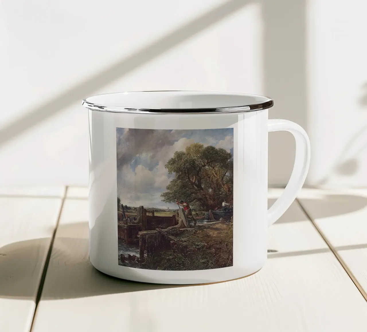 John Constable Arte tazza in smalto da Brooke