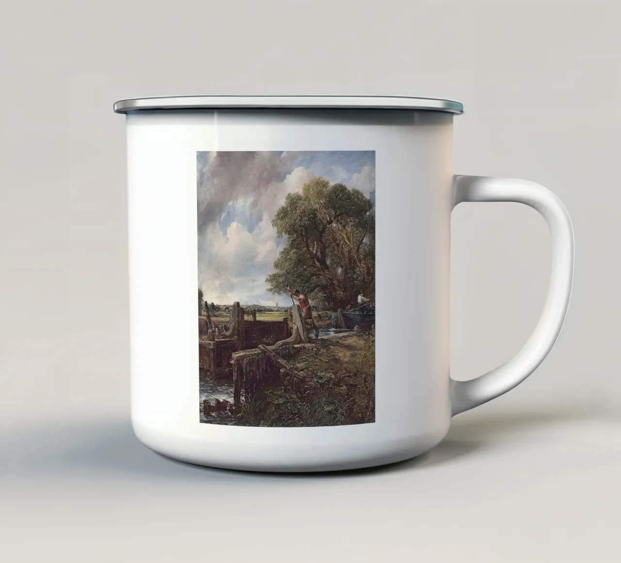 John Constable Arte tazza in smalto da Brooke