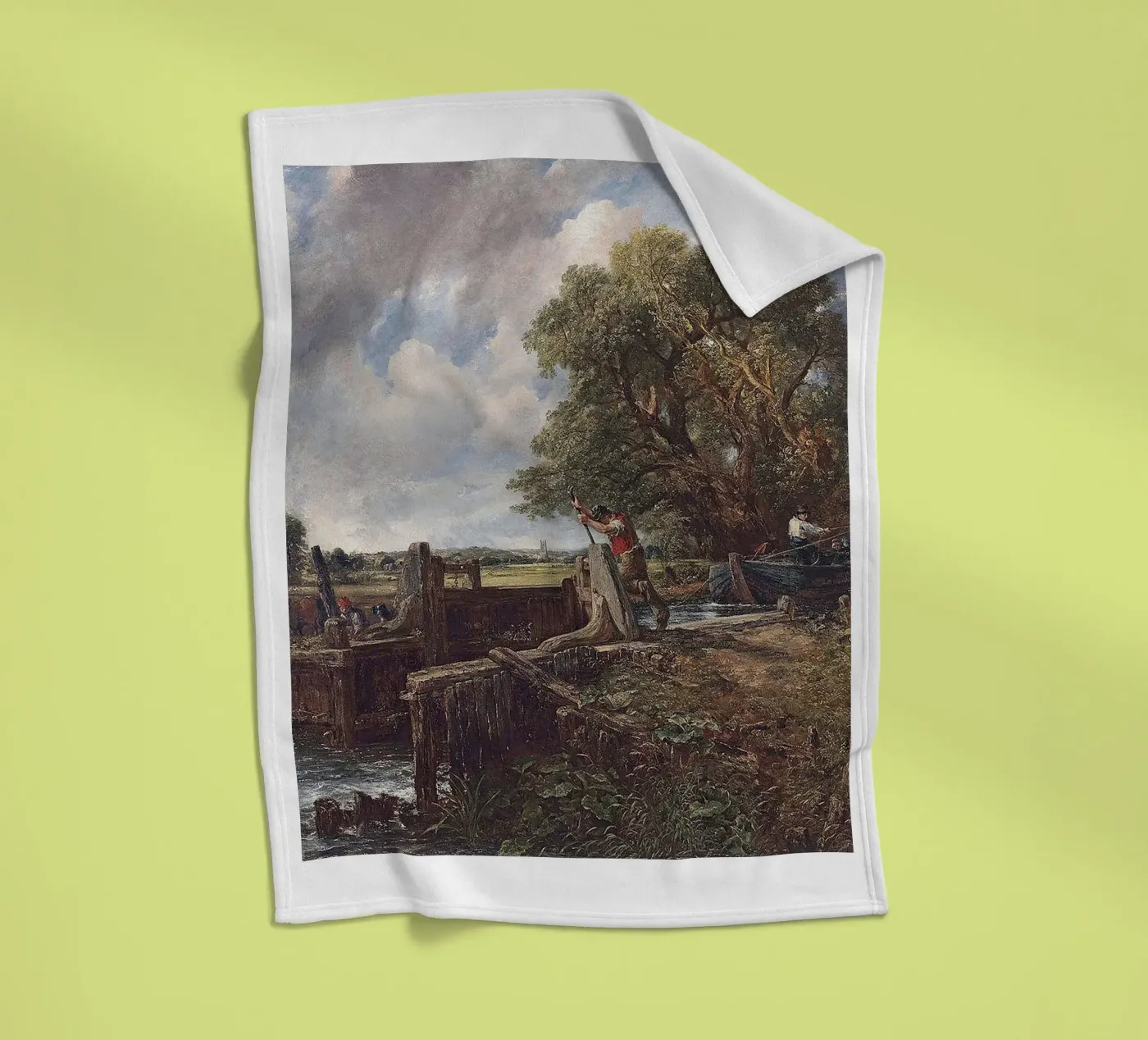 John Constable Kunst Fleecedecke von Brooke