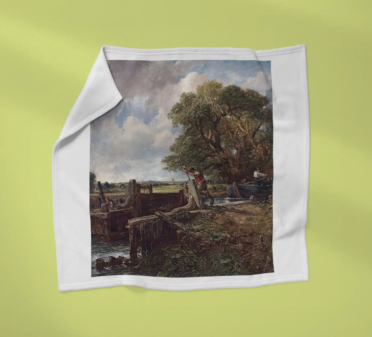 John Constable Kunst Fleecedecke von Brooke
