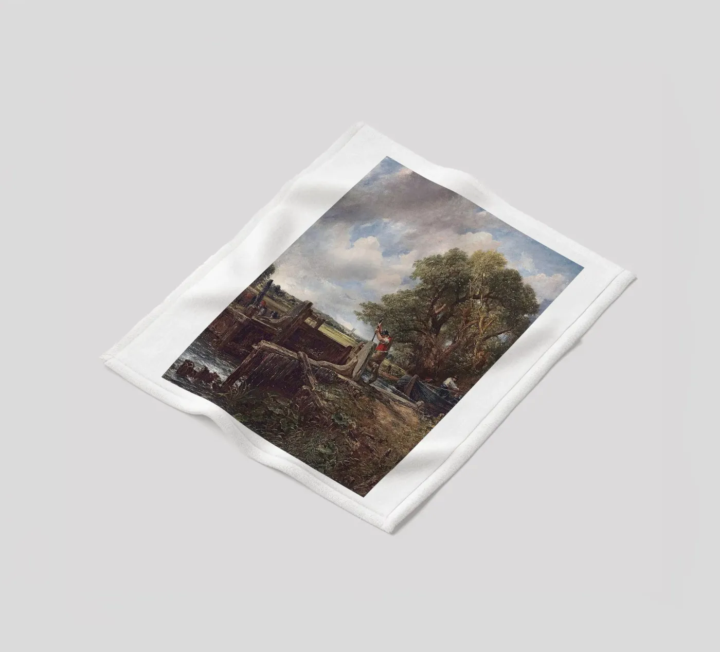 John Constable Kunst Fleecedecke von Brooke