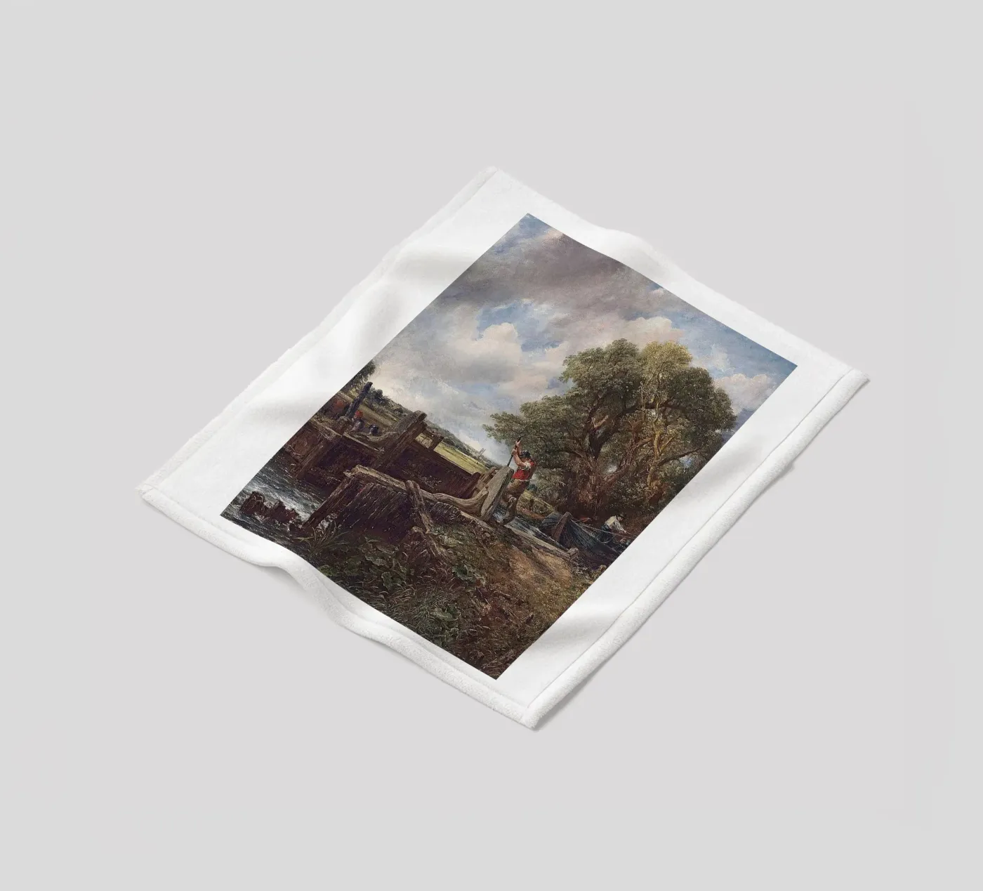 John Constable Kunst fleecedeken van Brooke