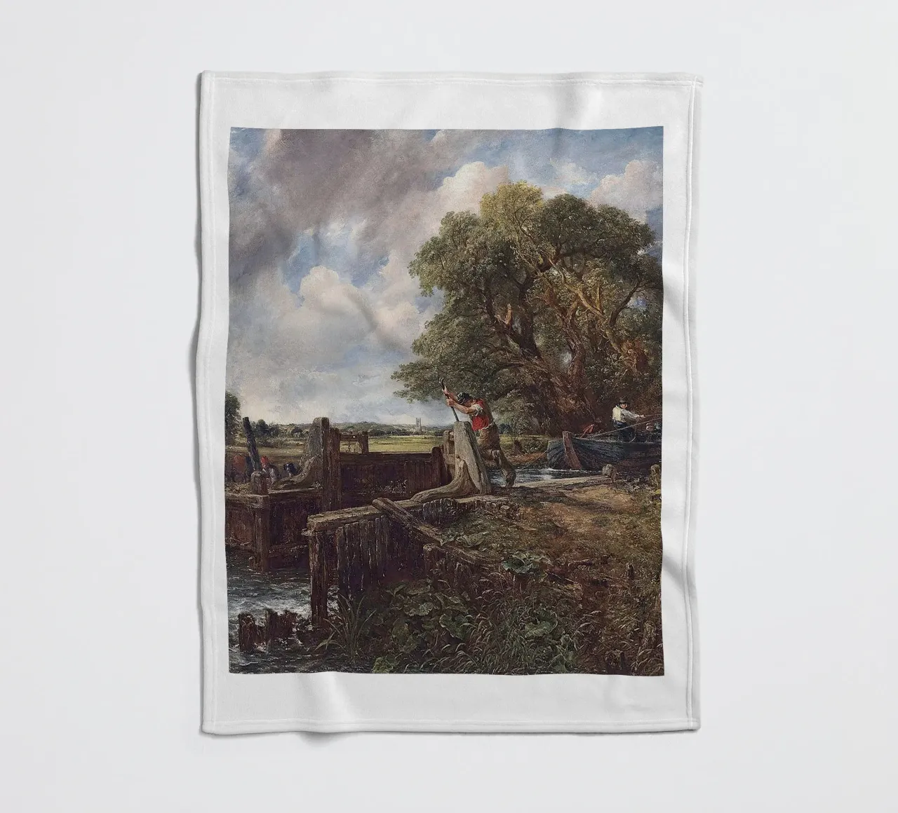John Constable Kunst Fleecedecke von Brooke