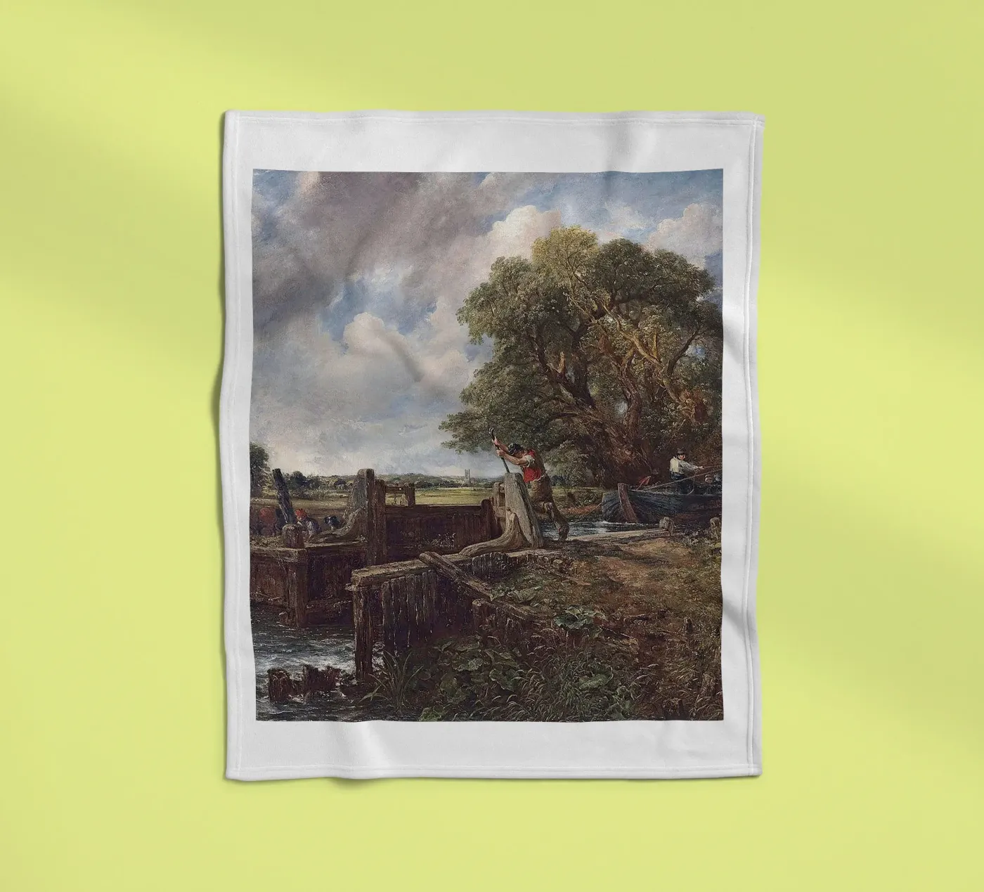 John Constable Kunst fleecedeken van Brooke