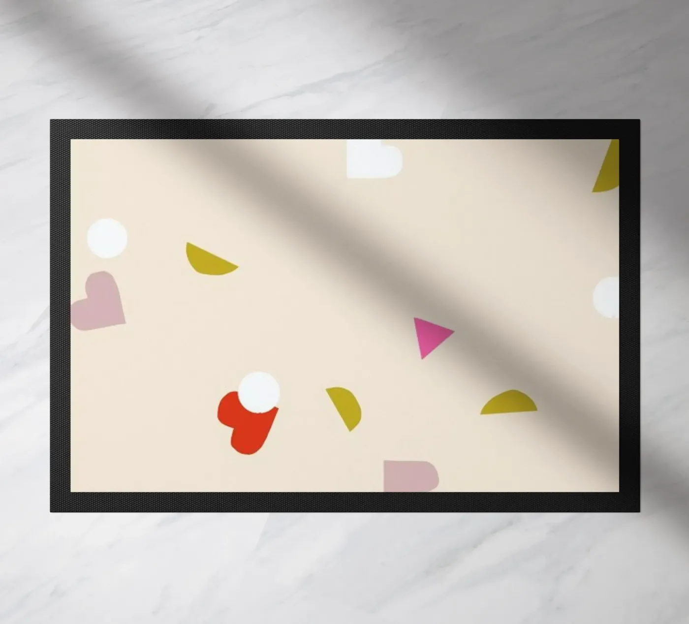 Confetti doormat by Maren Gross