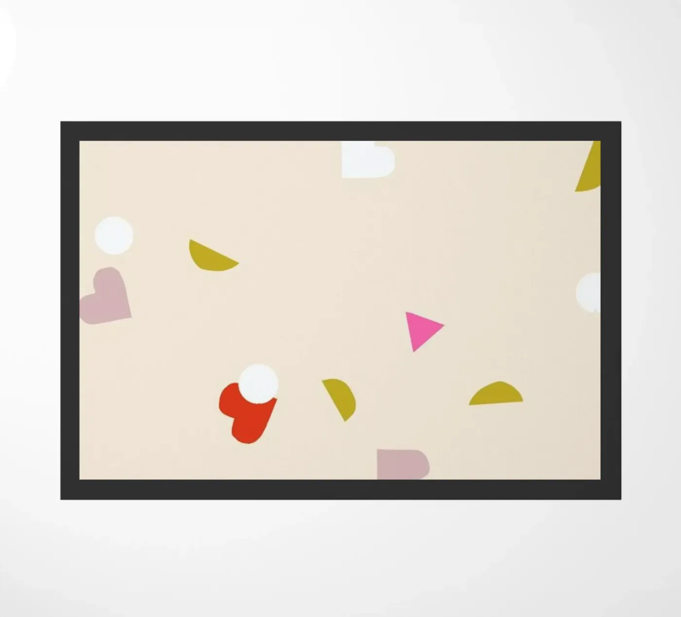 Confetti doormat by Maren Gross