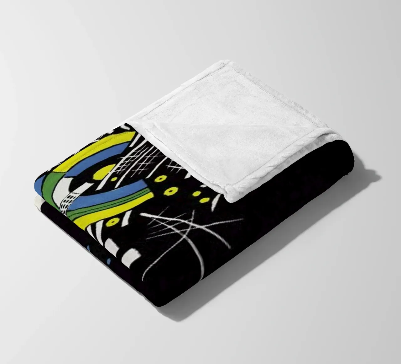 Kandinsky - Kleine Welten VII coperta in pile da Vintage by JUNIQE