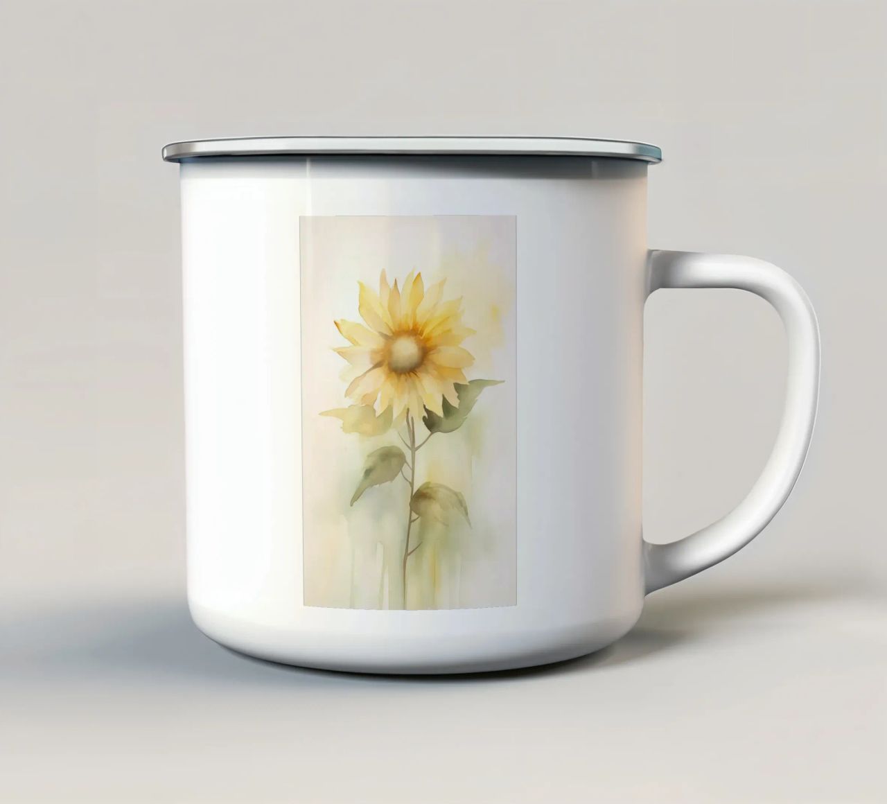 Girasole tazza in smalto da Imagine