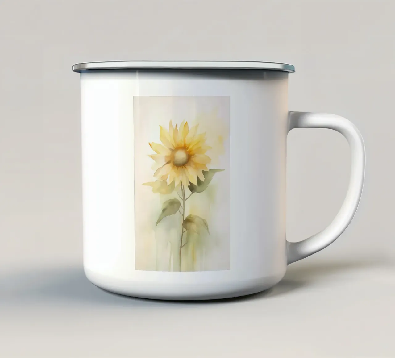 Girasole tazza in smalto da Imagine