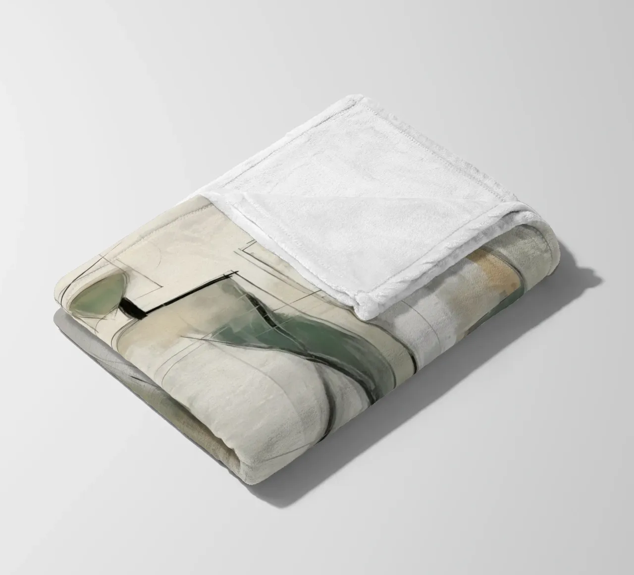 Persone astratte coperta in pile da Imagine