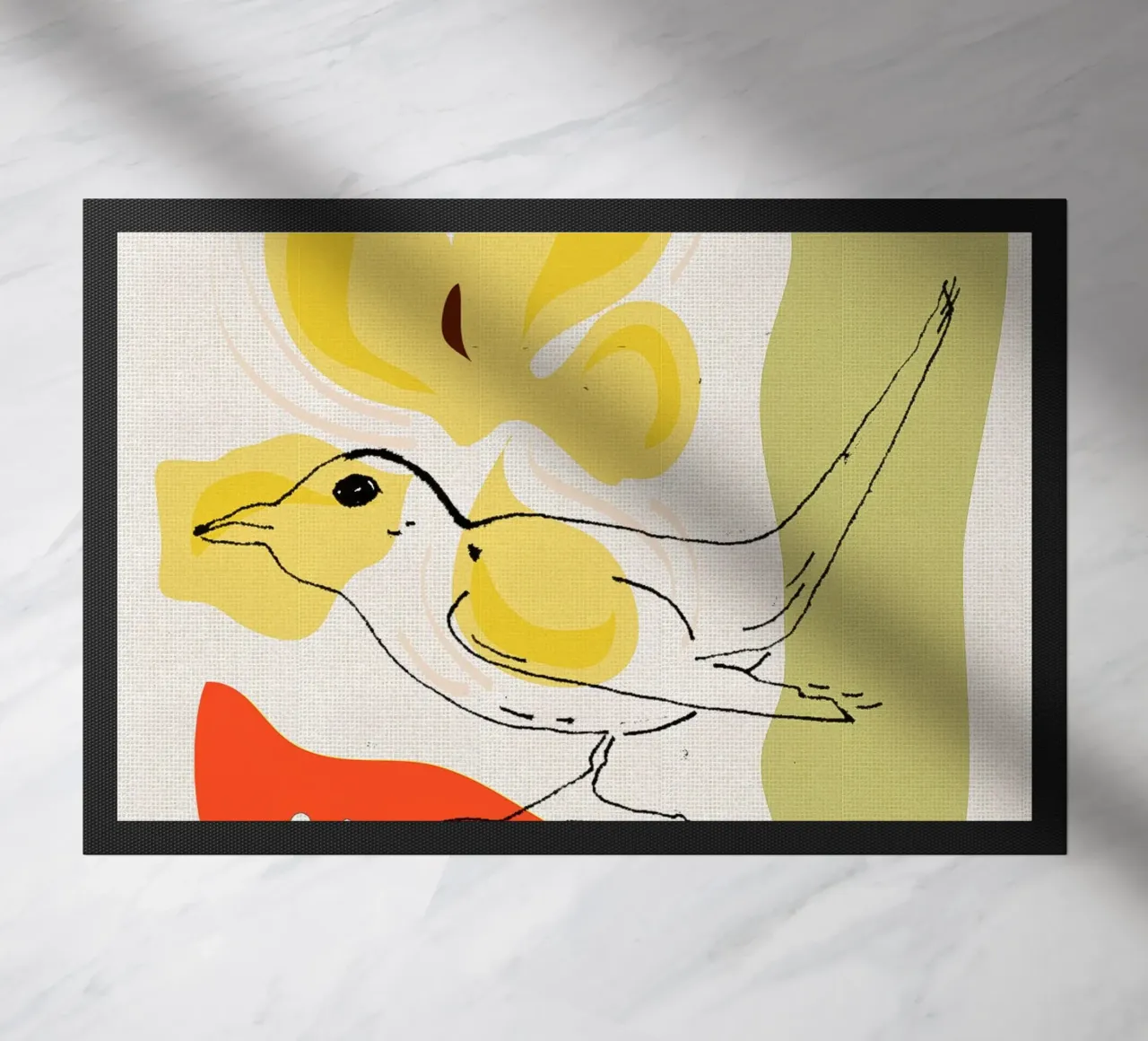 Magic Bird doormat by APC ARTWORK