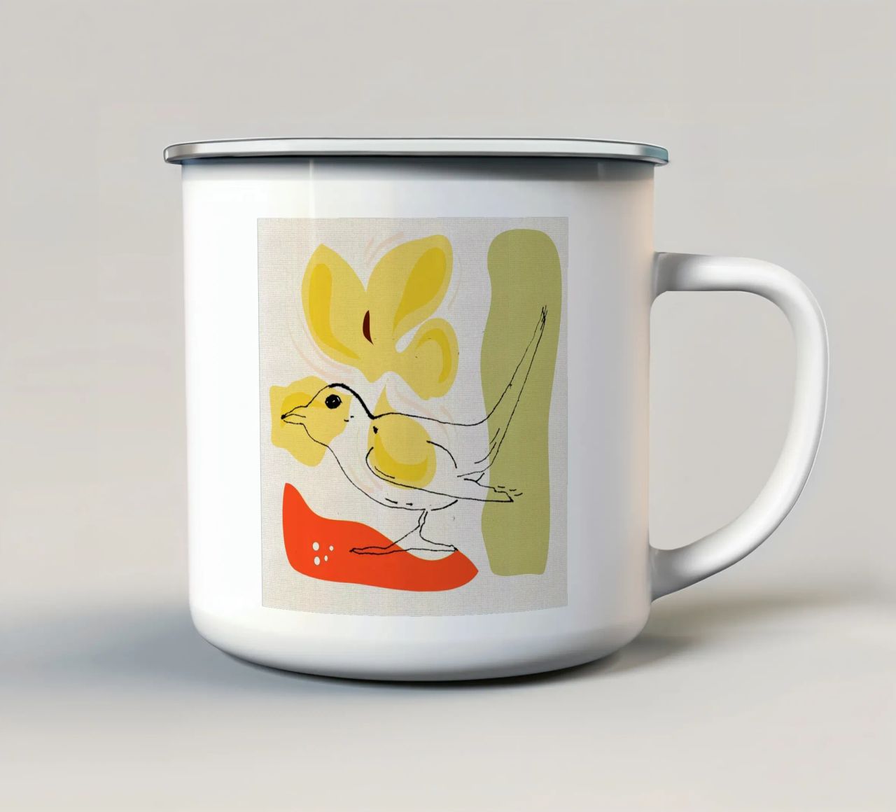 Uccello magico tazza in smalto da APC ARTWORK