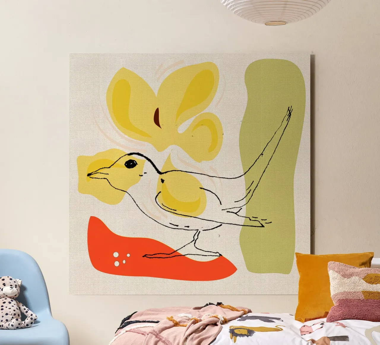 Magischer Vogel Alu-Dibond von APC ARTWORK