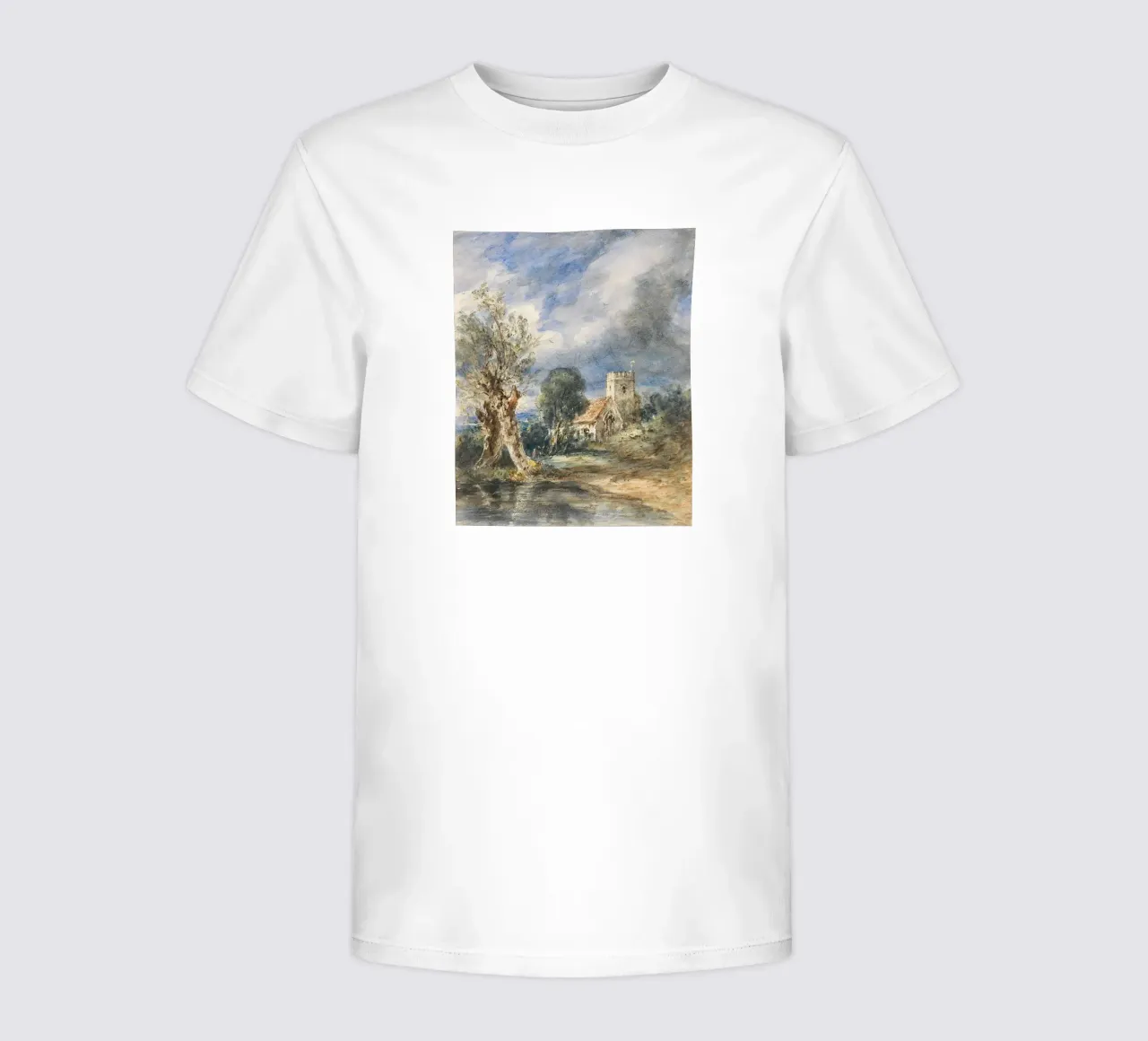John Constable Art kids t-shirt by Brooke