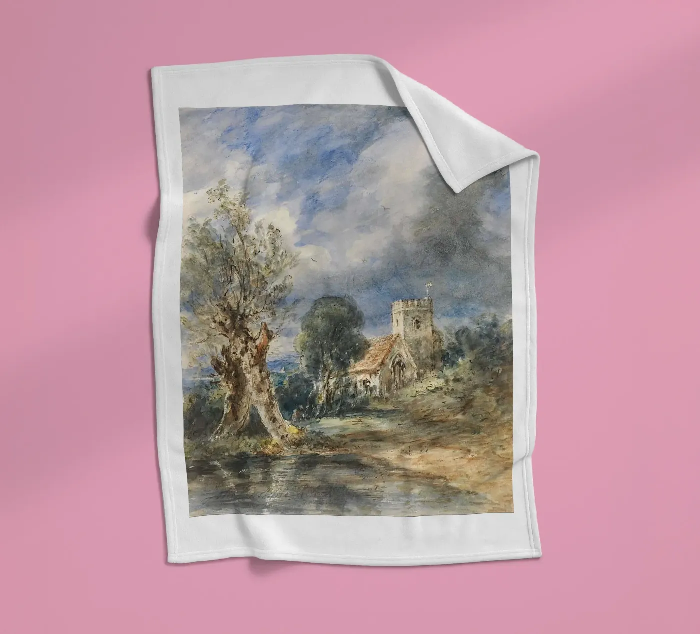 John Constable Kunst fleecedeken van Brooke