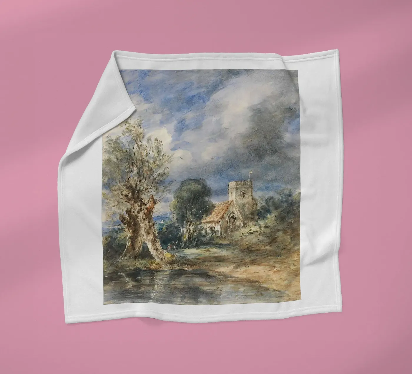 John Constable Kunst fleecedeken van Brooke