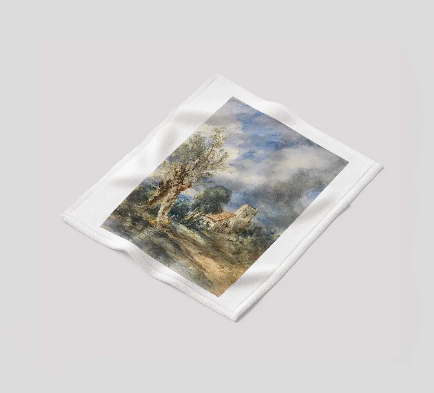 John Constable Kunst fleecedeken van Brooke