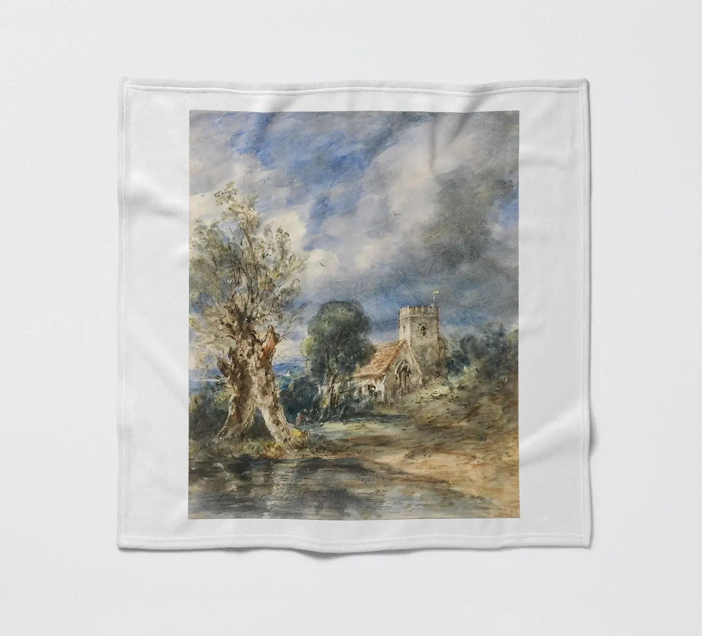 John Constable Kunst fleecedeken van Brooke