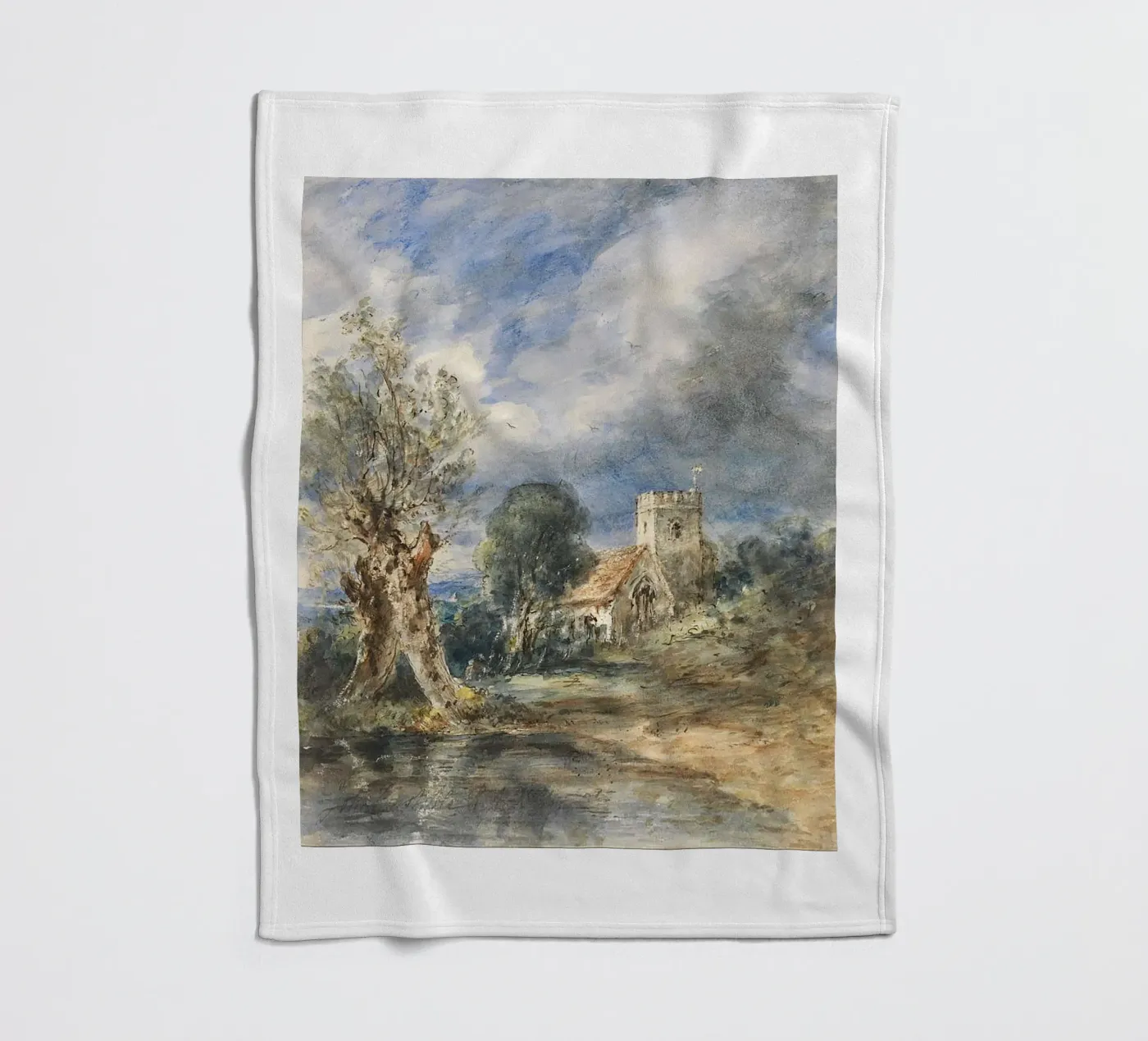 John Constable Kunst fleecedeken van Brooke