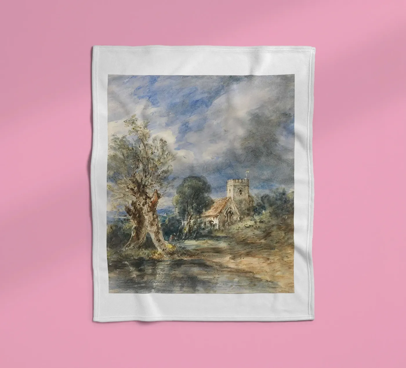 John Constable Kunst fleecedeken van Brooke