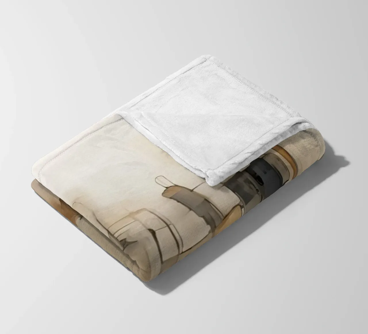 Persone astratte coperta in pile da Imagine