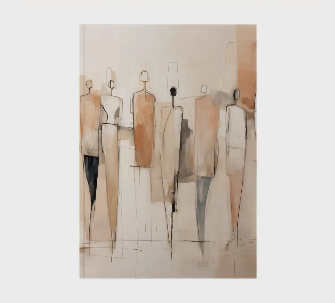 Abstract people notebook by Imagine