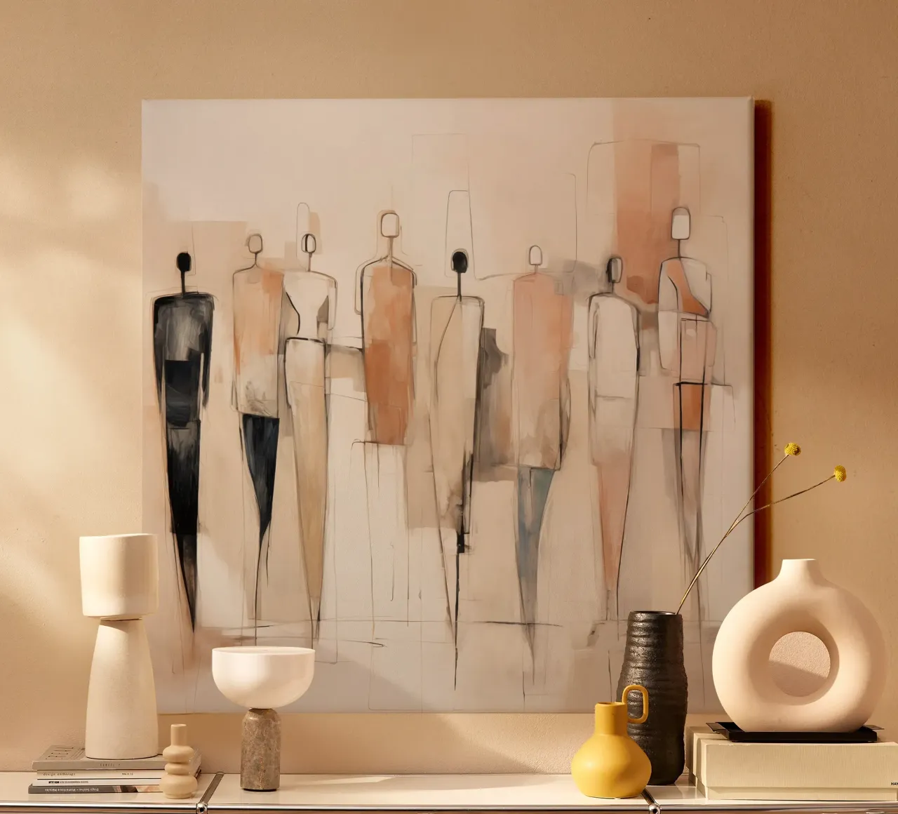 Abstract people canvas by Imagine