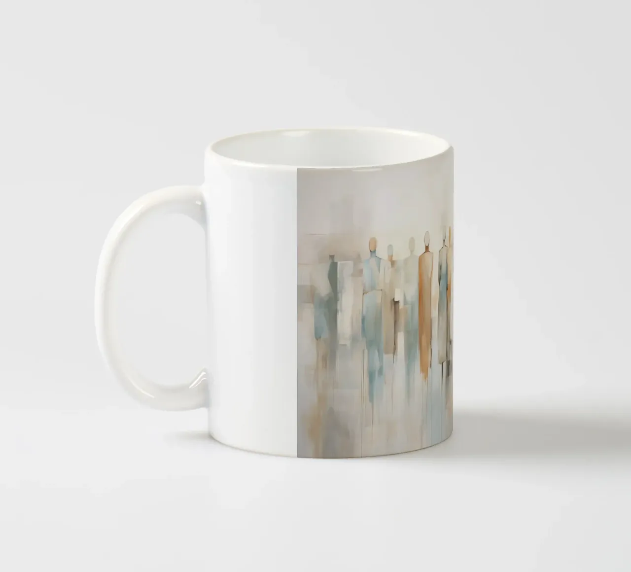 Persone astratte tazza in ceramica da Imagine