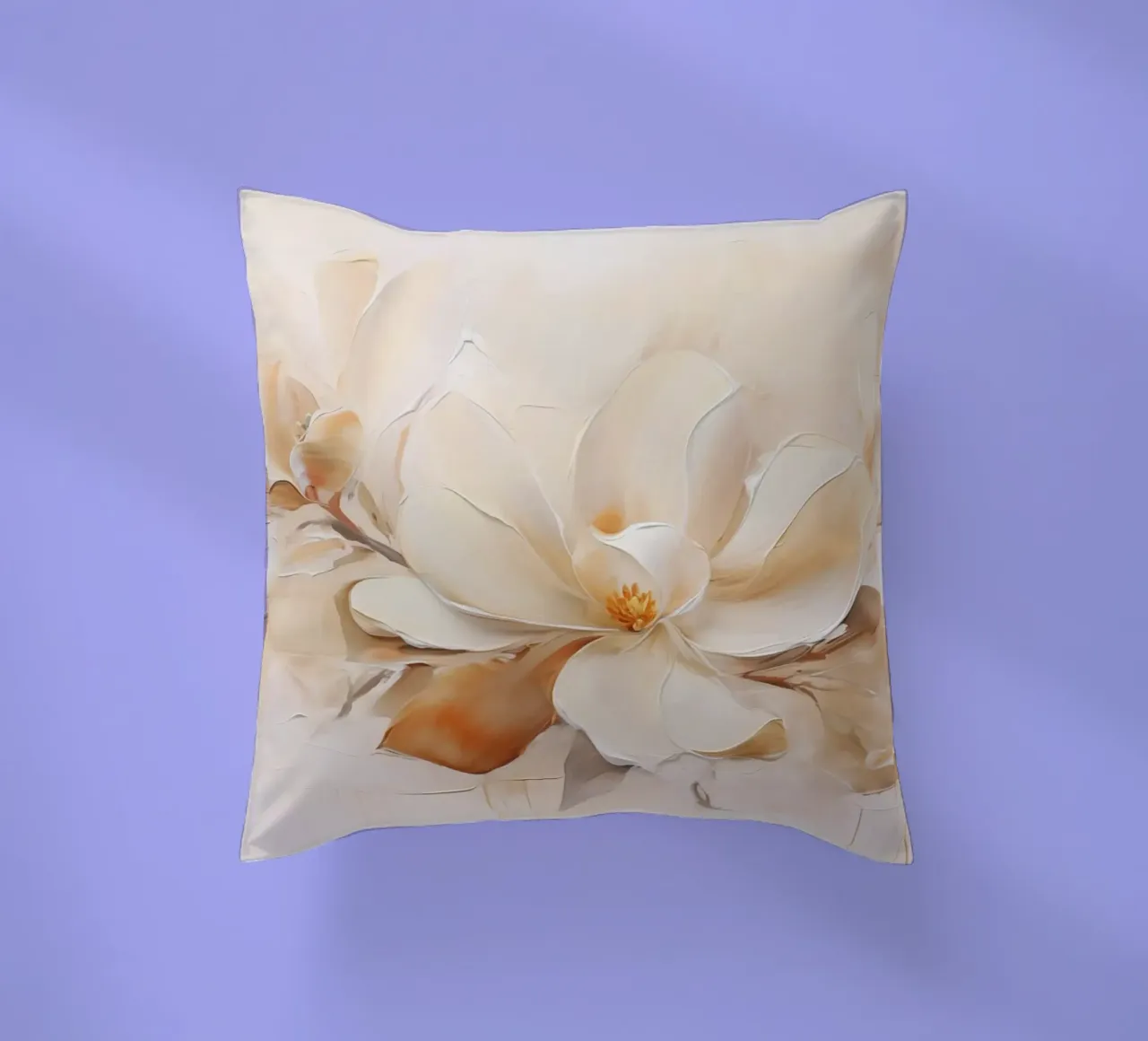 Fiori in colori crema cuscino da Imagine