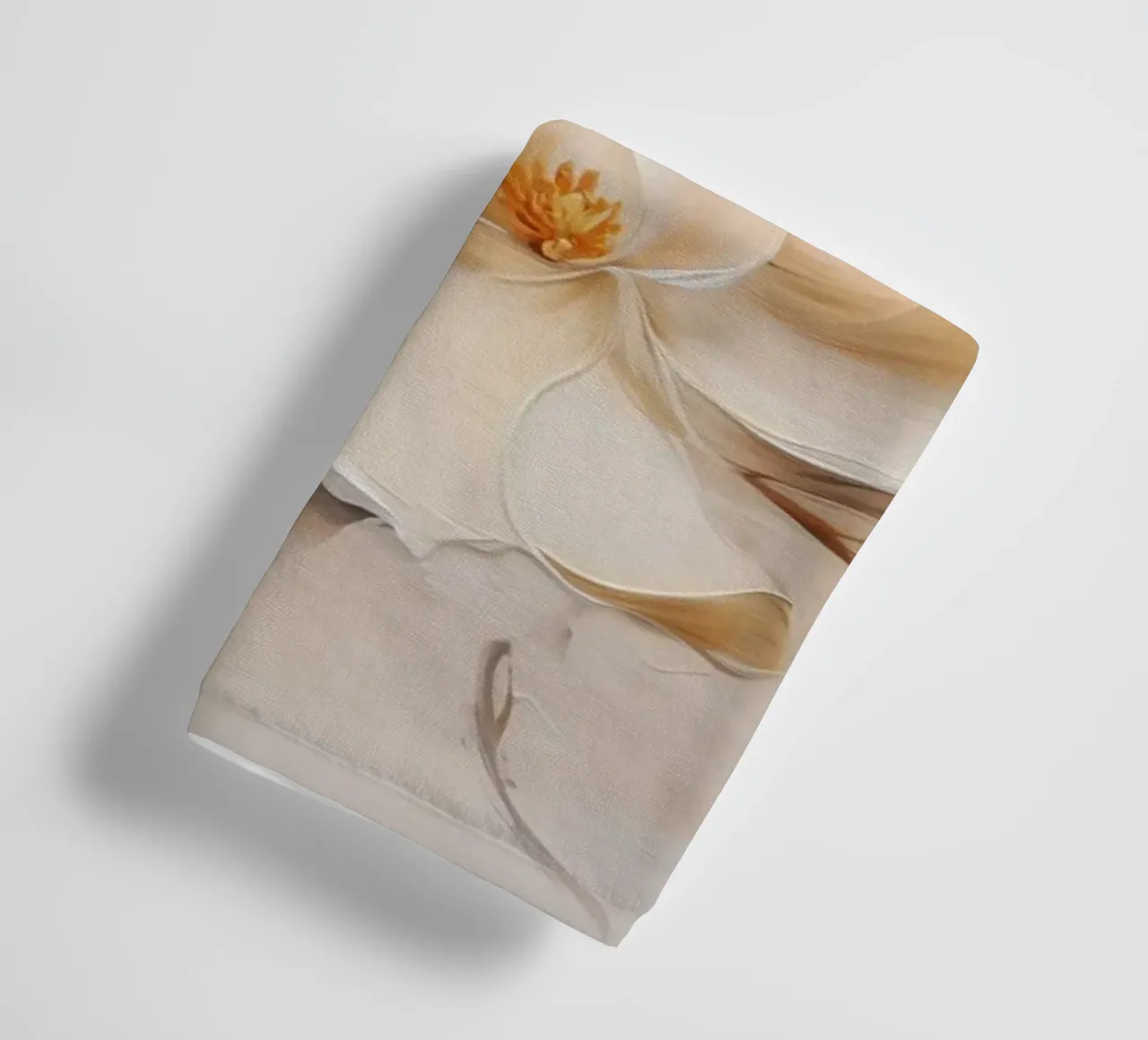 Fiori in colori crema asciugamano da bagno da Imagine