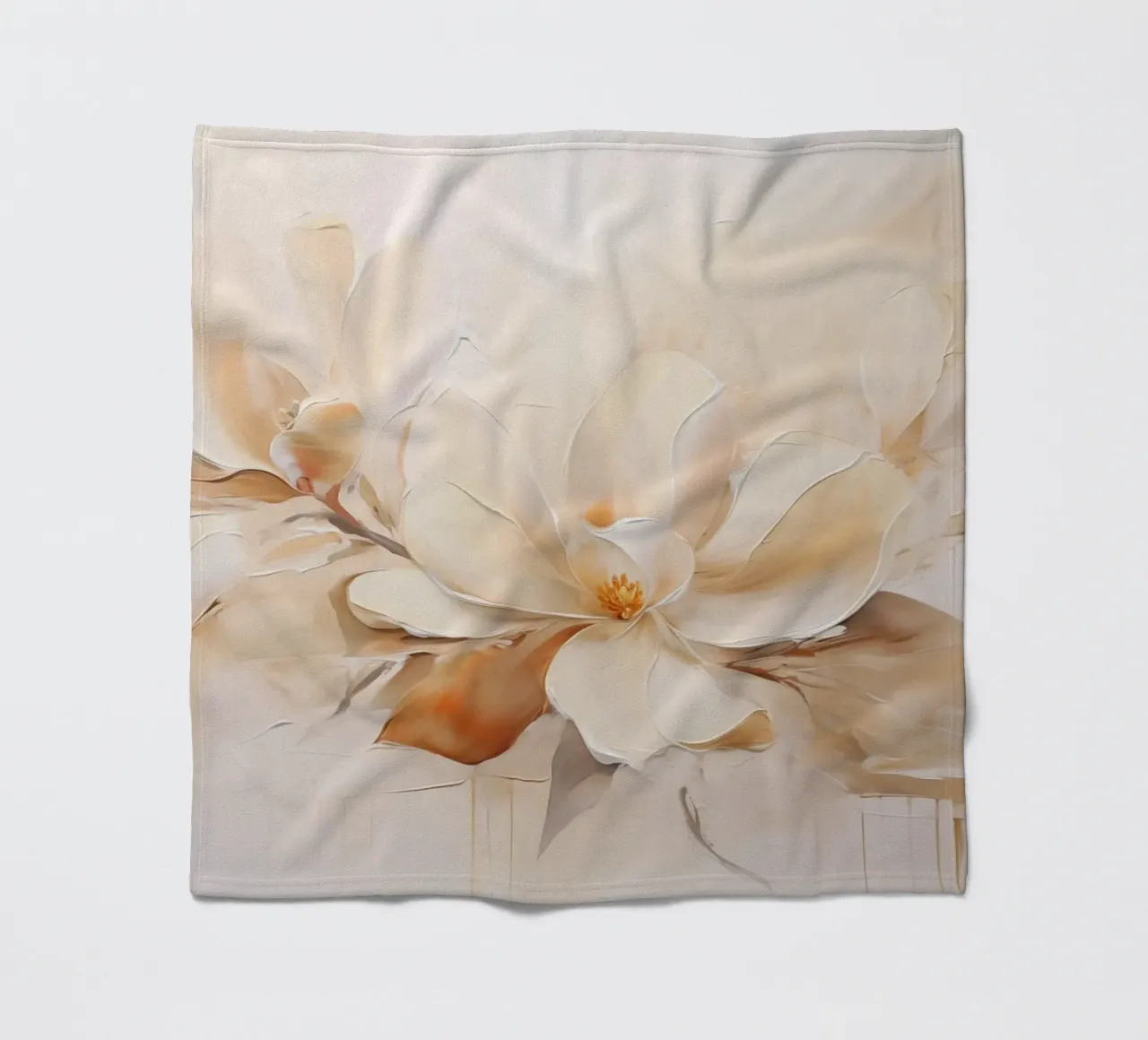 Fiori in colori crema coperta in pile da Imagine