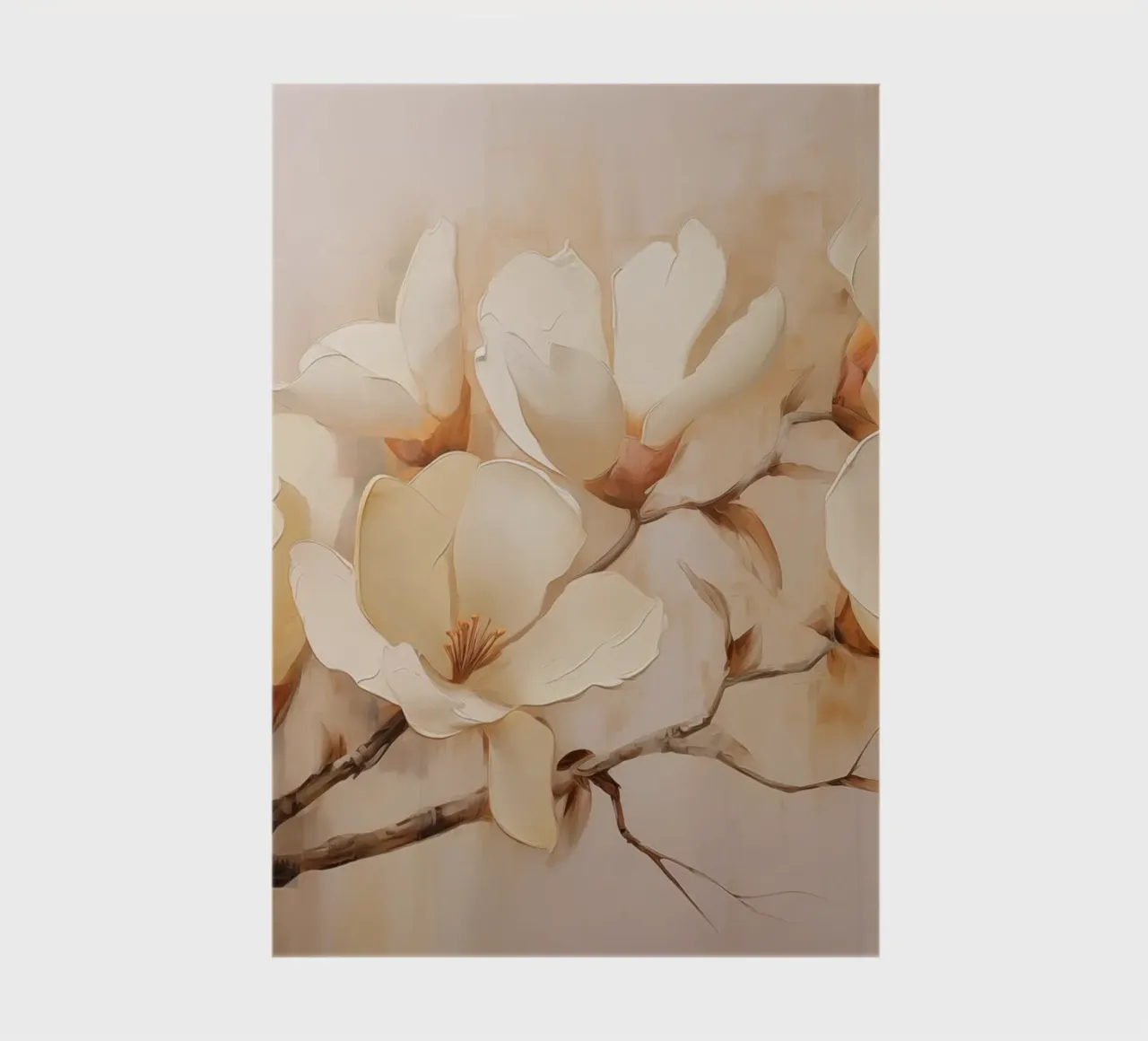 Blossom in cream colours notebook by Imagine