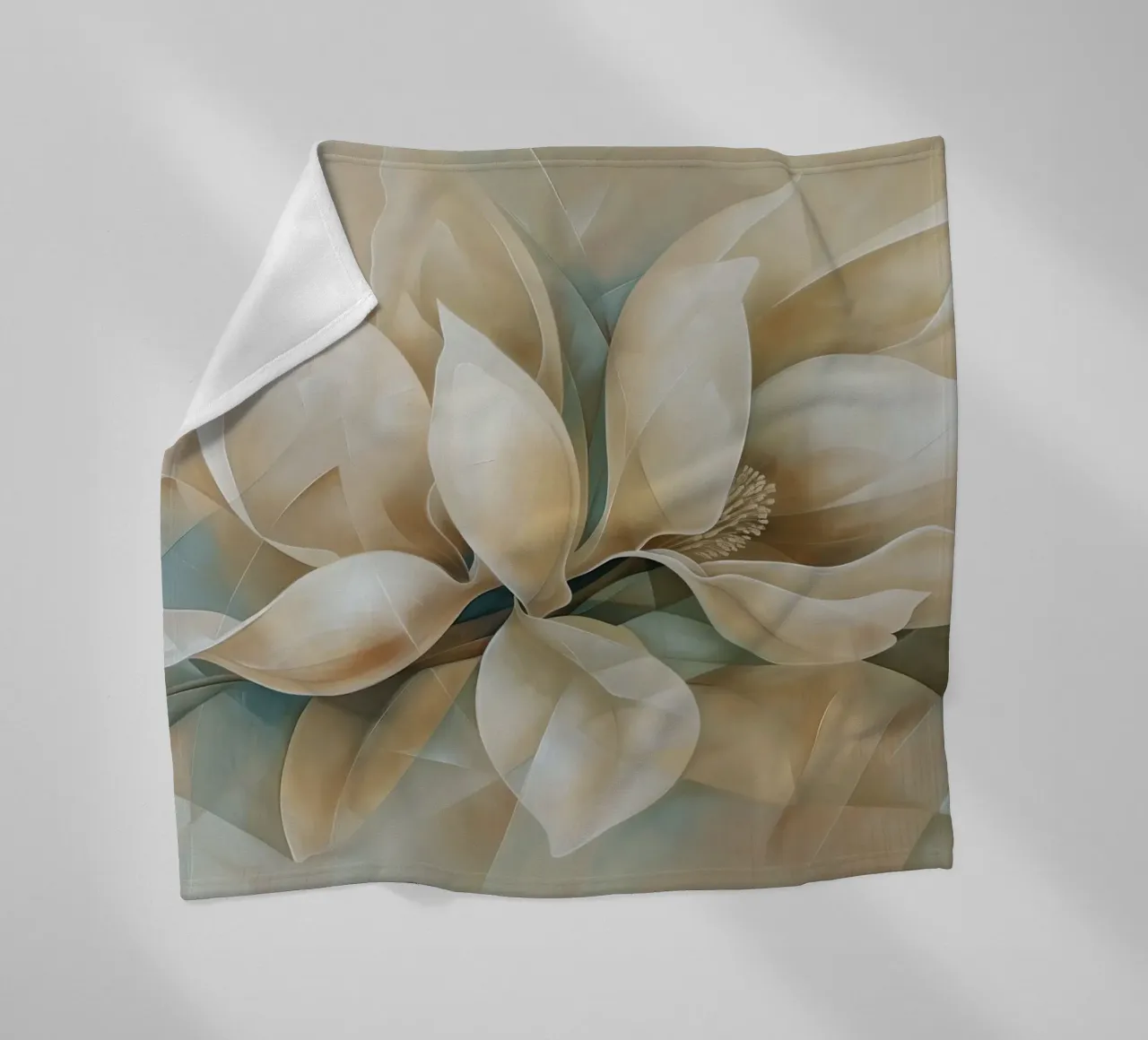 Bloesem abstract fleece blanket by Imagine