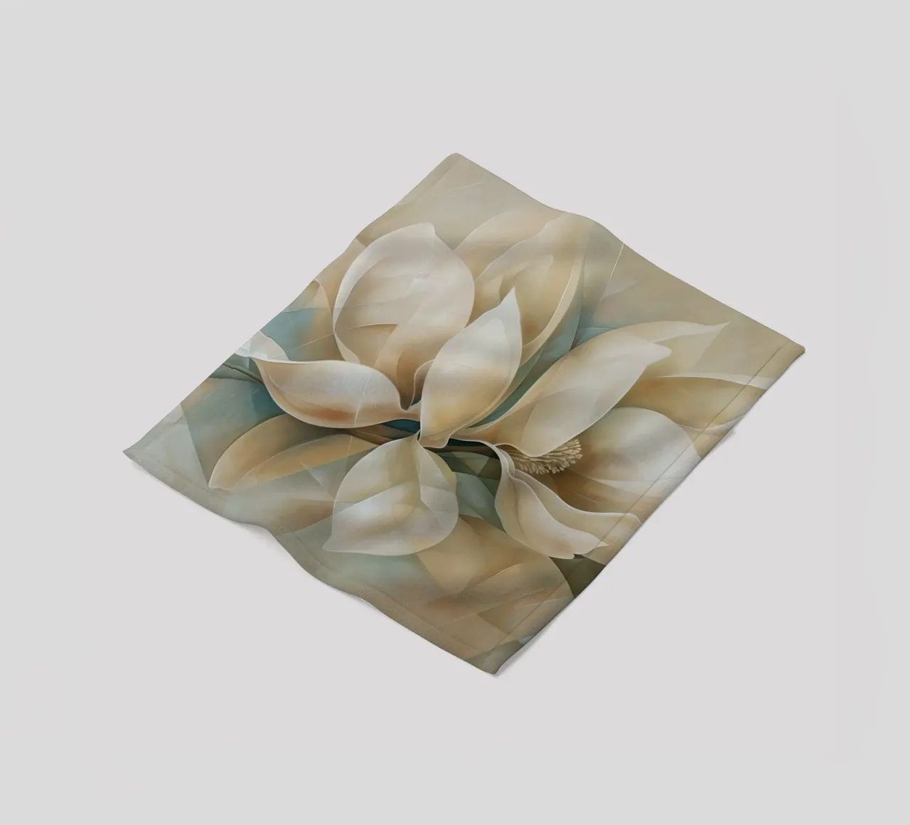 Bloesem abstract fleece blanket by Imagine