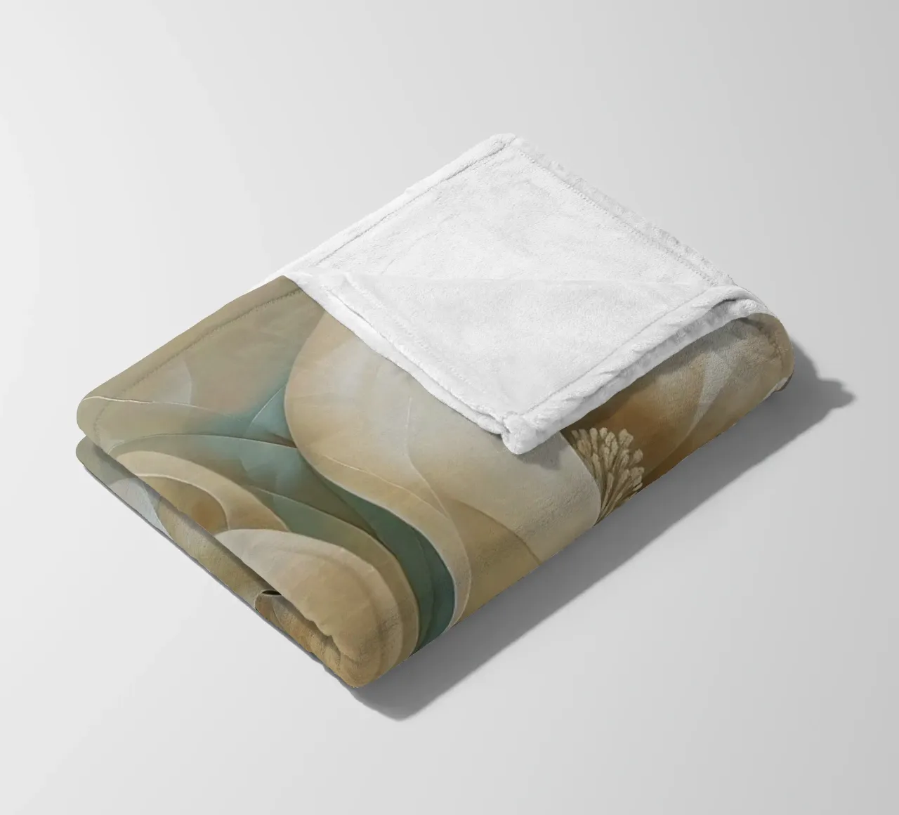 Bloesem abstract fleece blanket by Imagine