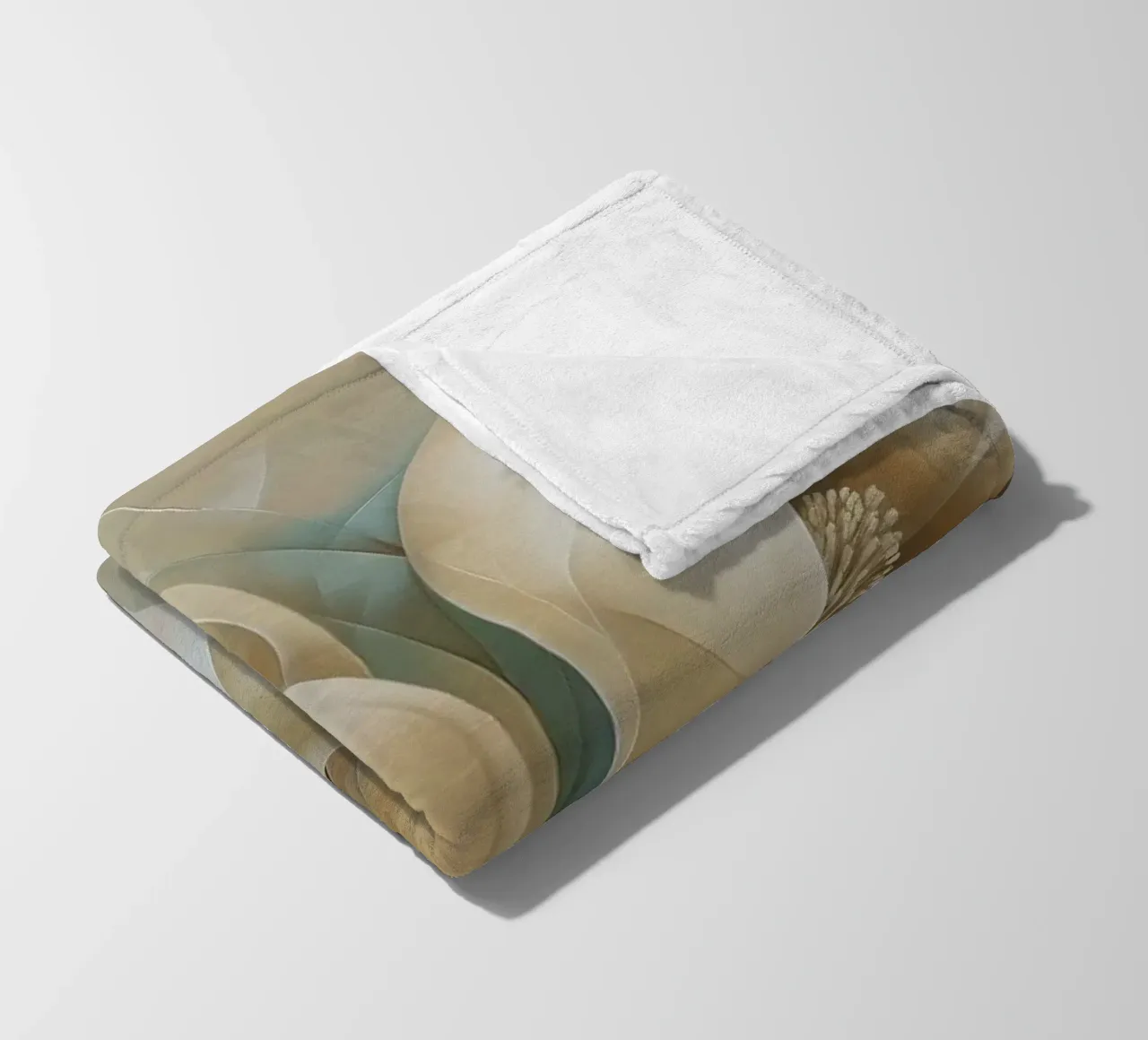 Bloesem abstract fleece blanket by Imagine