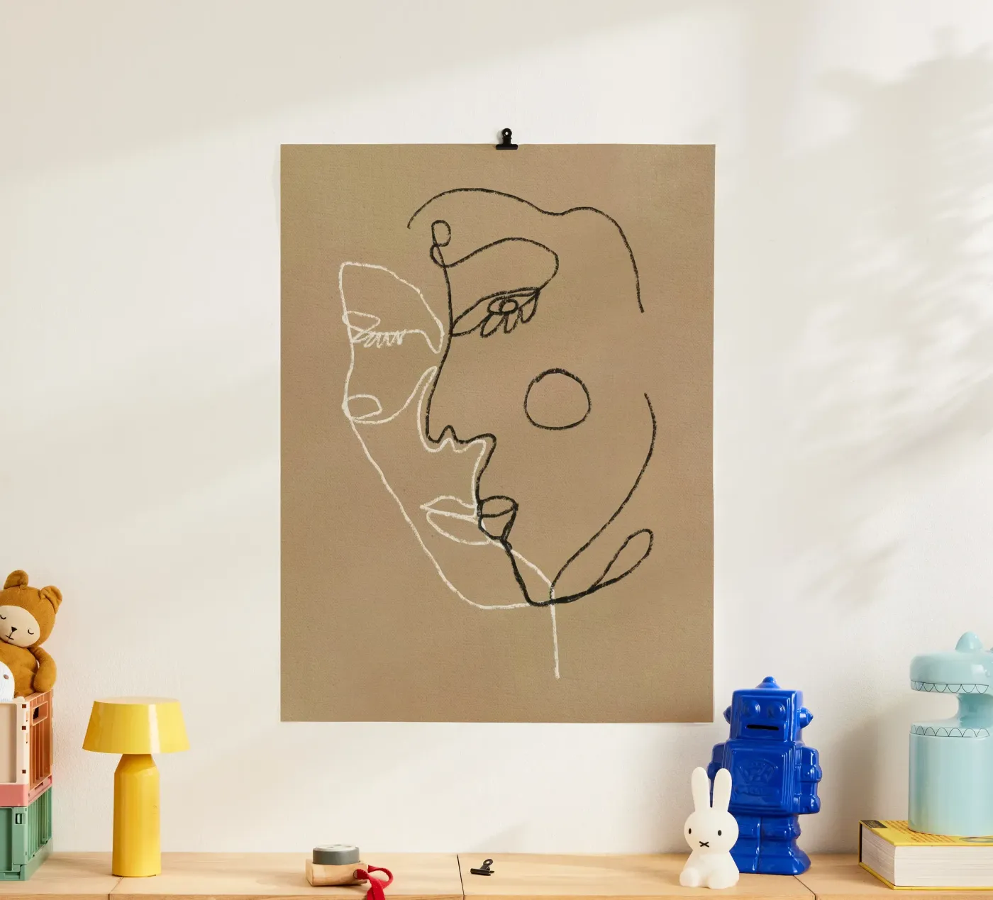 Two portrait Poster von Little Dean