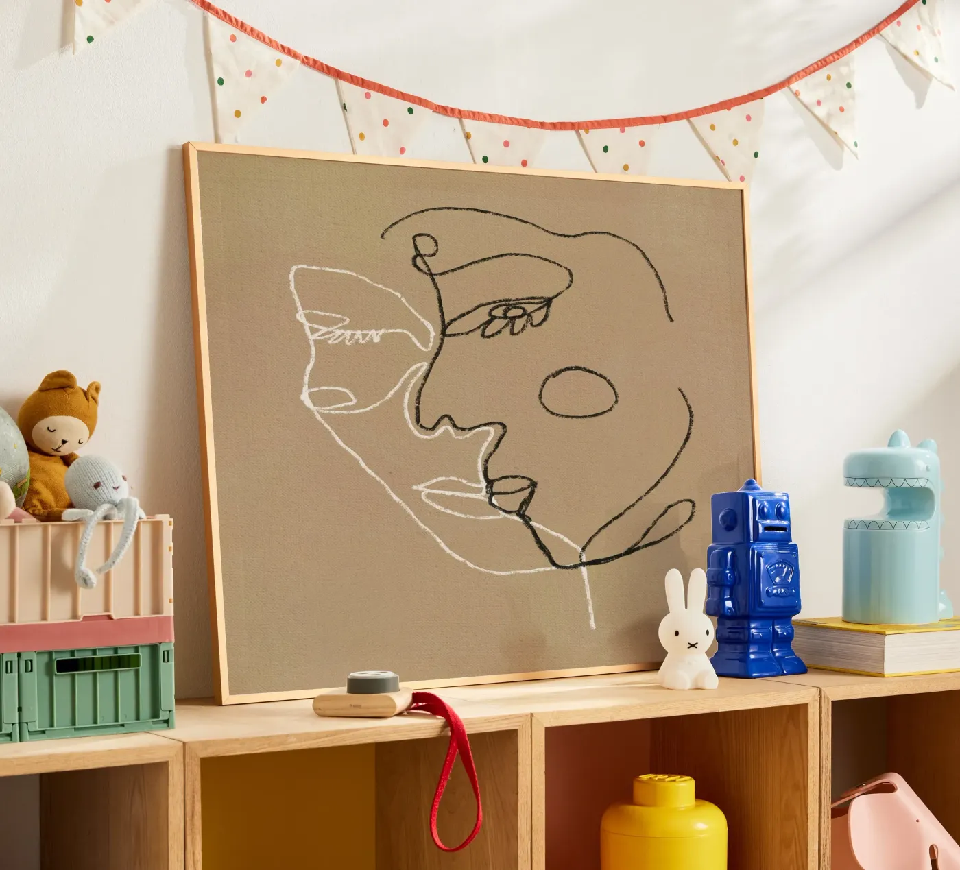 Two portrait Poster von Little Dean